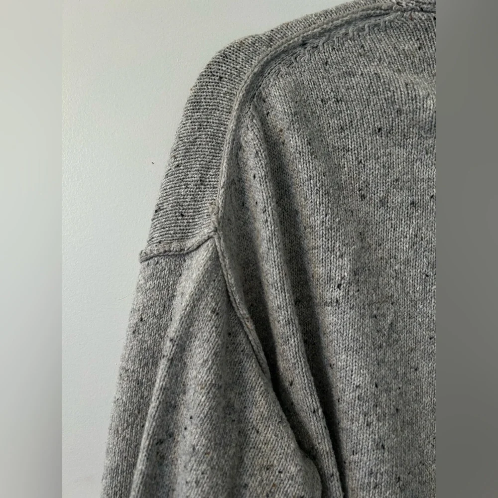 Universal Thread Speckled Gray Knit Oversized Cardigan - Picture 5 of 8
